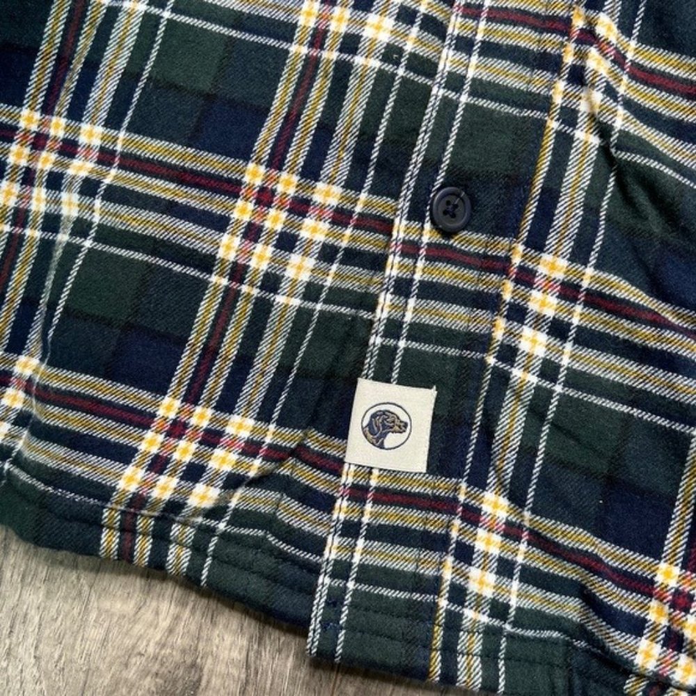 Boston Traders NWT Women's Size XL Oversized Green Plaid Sherpa Lined Shacket - Picture 6 of 10